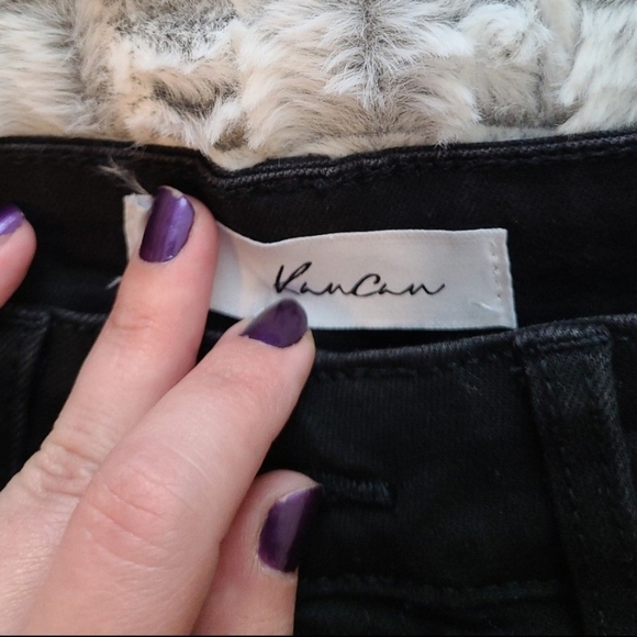 Women's Kancan Black Denim Jeans Size 3 / 25 - Picture 6 of 9